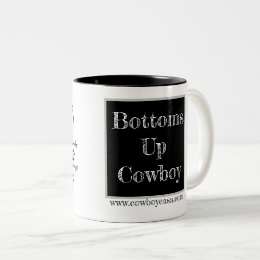 Cowboy-Tasse Zweifarbige Tasse (VorderseiteRechts)