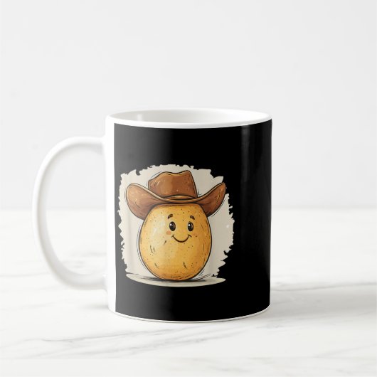 Cowboy Tato Kostüm mit Western-Hut für Jungen und Kaffeetasse (Links)