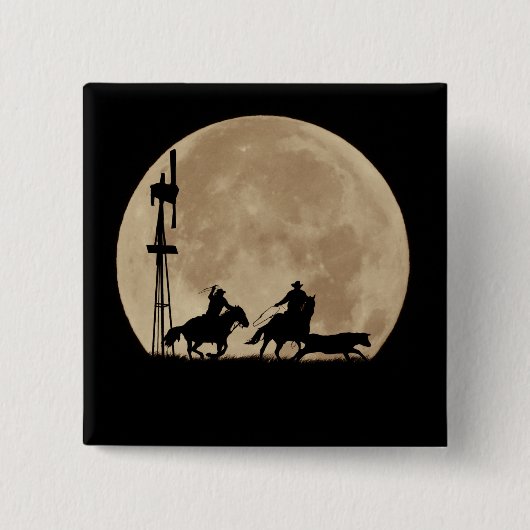 Cowboy Team Rodeo mit Windmill und Mond Button (Vorderseite)