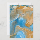 Cowboy Teddy Bear Boy's Baby Shower Einladung (Rückseite)