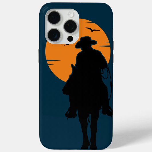 Cowboy Theme Case-Mate iPhone Hülle (Rückseite)