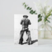 Cowboy Tragen von Chaps Vintag Postkarte (Stehend Vorderseite)