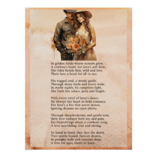 Cowboy-Traum Poster