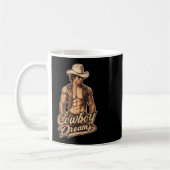 Cowboy-Träume-Aufkleber Kaffeetasse (Links)
