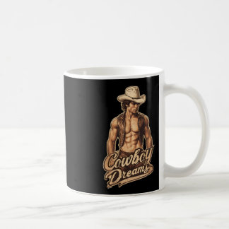 Cowboy-Träume-Aufkleber Kaffeetasse