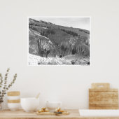 Cowboy trennte sich von seiner Herde. Poster (Küche)