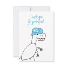 Cowboy Trex Dinosaur Kindergeburtstag Vielen Dank