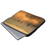 Cowboy-Trio: Berglandschaft. Laptopschutzhülle (Vorne Knopf)