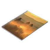 Cowboy-Trio: Berglandschaft. Notizblock (Linke Seite)