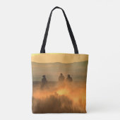 Cowboy-Trio: Berglandschaft. Tasche (Rückseite)