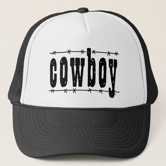 Cowboy Truckerkappe (Vorderseite)