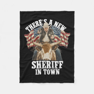 Cowboy Trump 2025 Ein Neuer Sheriff Ist In Der Sta Fleecedecke