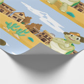 Cowboy Turtle Geschenkpapier