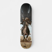 Cowboy-u. Außerirdische-Skate-Plattform Skateboard (Vorne)