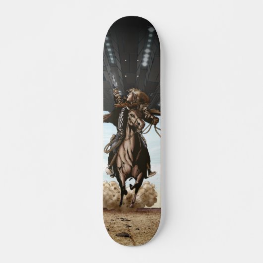 Cowboy-u. Außerirdische-Skate-Plattform Skateboard (Vorne)