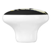 Cowboy und Bucking Horse Knobs and Puls Keramikknauf (Seitenansicht)