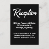 Cowboy und Cowgirl in Sundown Begleitkarte (Rückseite)