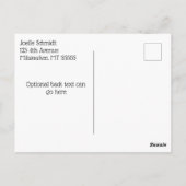 Cowboy und Cowgirl Weihnachten Postkarte (Rückseite)