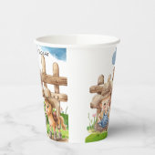 Cowboy und eine Pony Horse Boy Baby Dusche Pappbecher (Links)