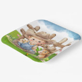 Cowboy und eine Pony Horse Boy Baby Dusche Pappteller (Gewinkelt)