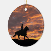 Cowboy und Horse Weihnachtsschmuck (Links)