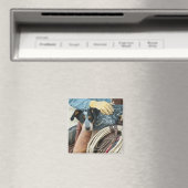 Cowboy und Hund auf Pferd Magnet (In Situ (Geschirrspüler))