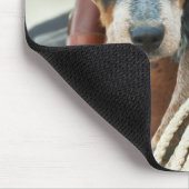 Cowboy und Hund auf Pferd Mousepad (Ecke)