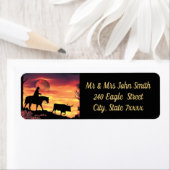 Cowboy und Longhorn (Insitu)