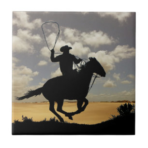 COWBOY UND PFERD FLIESE