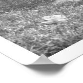 Cowboy und Pferd im Teich Poster (Ecke)