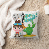 Cowboy und Pferd Kissen (Decke)