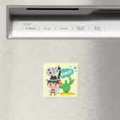 Cowboy und Pferd Magnet (In Situ (Geschirrspüler))