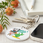 Cowboy und Pferd Schlüsselanhänger (Vorderseite rechts)