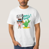 Cowboy und Pferd T-Shirt (Vorderseite)