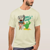 Cowboy und Pferd T-Shirt (Vorderseite)