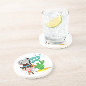 Cowboy und Pferd Untersetzer (Seite)