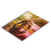 Cowboy und Reitstall Kunst - Western Notizblock (Linke Seite)