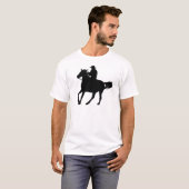 Cowboy und sein Pferd T-Shirt (Vorne ganz)