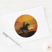 Cowboy und Sunset Country Western Stickers (Umschlag)