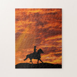 Cowboy und Sunset Super Challenging Puzzle