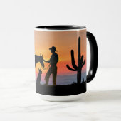 COWBOY-UNTERNEHMEN TASSE (VorderseiteRechts)