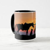 COWBOY-UNTERNEHMEN TASSE (Vorderseite Links)