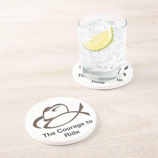 Cowboy-Untersetzer Sandstein Untersetzer (Seite)