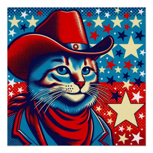 COWBOY UP CAT 3 POSTER (Vorderseite)