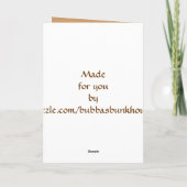 Cowboy Valentine Feiertagskarte (Rückseite)