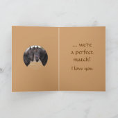 Cowboy Valentine Feiertagskarte (Innenseite)