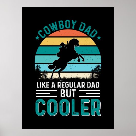 Cowboy-Vater Poster (Vorne)