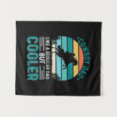 Cowboy-Vater Wandteppich (Vorderseite (Horizontal))