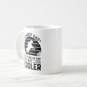 Cowboy-Vater wie ein regelmäßiger Vater, aber Cool Kaffeetasse (Vorderseite Links)