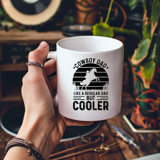 Cowboy-Vater wie ein regelmäßiger Vater, aber Cool Kaffeetasse